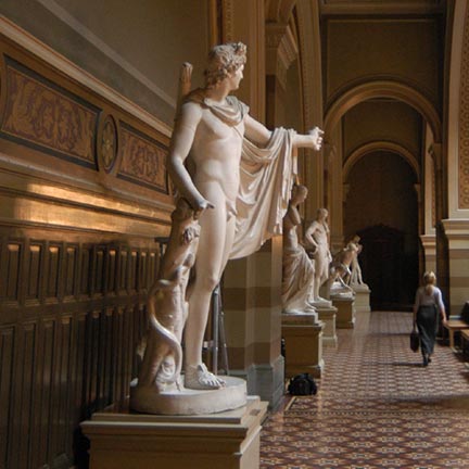 An antique statue
